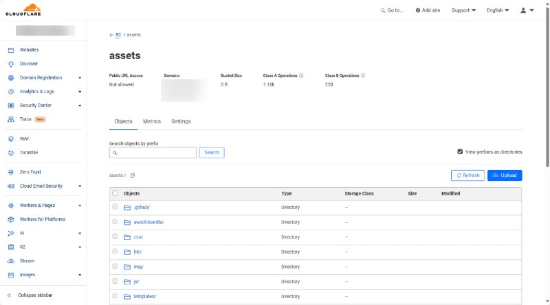 #码 #日常 昨天刚给我的Cloudflare开了R2存储桶（类似于亚马逊的S3），绑定的是PayPal，用了我中行的卡（只有33块），每个月的免费额度已经够我用了，感觉可以把我网站的图床迁移到这个上面去了#码 #日常 昨天刚给我的Cloudflare开了R2存储桶（类似于亚马逊的S3），绑定的是PayPal，用了我中行的卡（只有33块），每个月的免费额度已经够我用了，感觉可以把我网站的图床迁移到这个上面去了