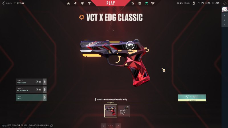 #Valora 原来我一直标错价格了，CN的价格是1880VP，1630是国服的价格 :<#Valora 原来我一直标错价格了，CN的价格是1880VP，1630是国服的价格 :<