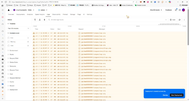 #日常 #吐槽 不是哥们你是人啊？你昨天干了我 2.2M 的云函数运行次数和 120G 的流量，现在我给你 ban 了还在访问？