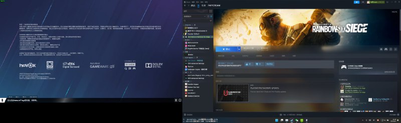 #R6 #吐槽 育碧你不把游戏放主屏你丢我副屏？？？