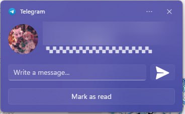 #日常 Windows对Telegram这个Spoiler的处理也太“马赛克”了吧