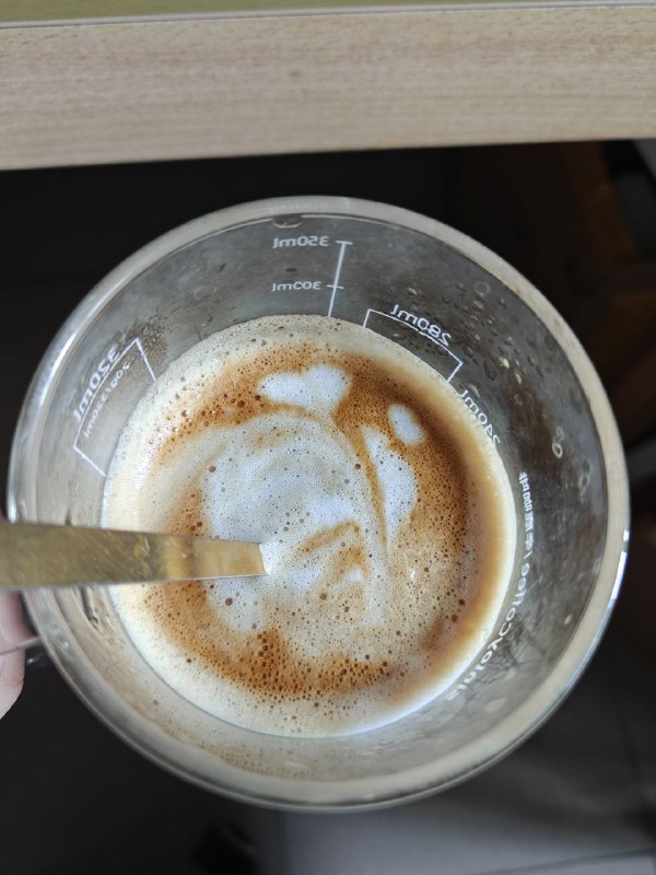 #日常 真不会拉花，好难