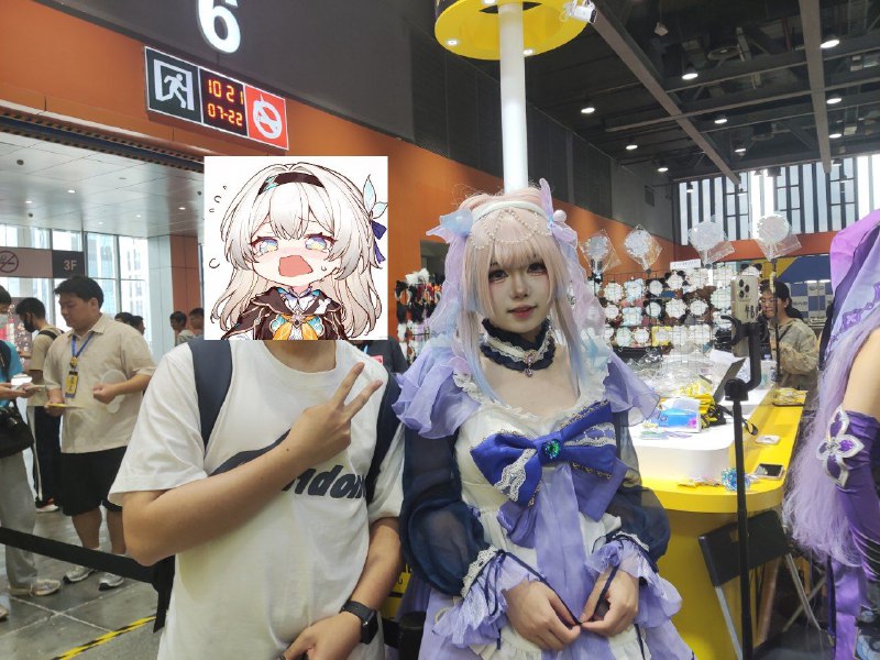 #日常 #漫展 #萤火虫 日常社恐，萤火虫体量太小了，下次试试去BW（相机忘带了，手机凑合着拍的）#日常 #漫展 #萤火虫 日常社恐，萤火虫体量太小了，下次试试去BW（相机忘带了，手机凑合着拍的）