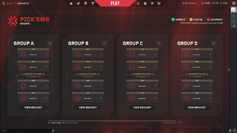 #瓦 赛事竞猜已开放，玩法为猜每个小组的队伍名次（小组赛）#瓦 赛事竞猜已开放，玩法为猜每个小组的队伍名次（小组赛）